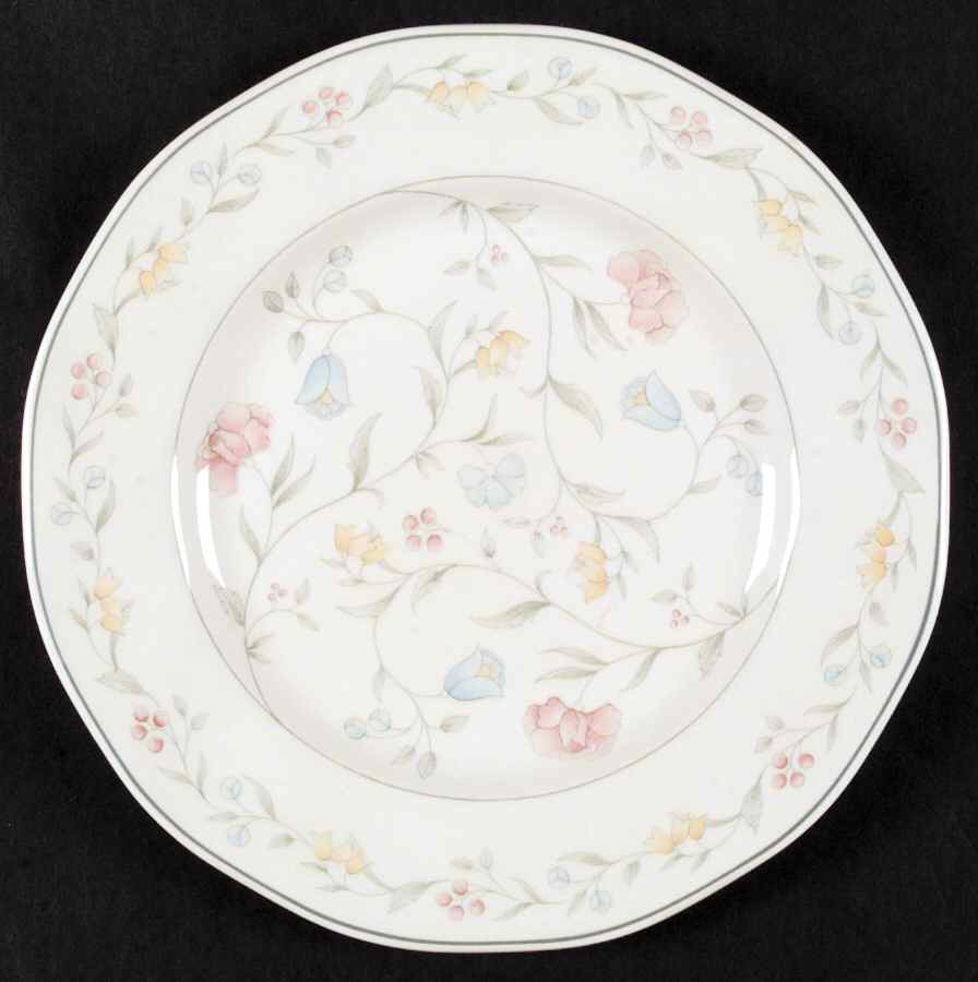 Savoy Multicolor (Newer, Floral) Dinner Plate by Johnson Brothers-1