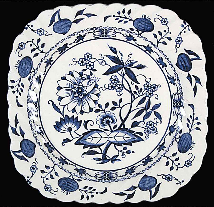 Saxony Square Salad Plate by Johnson Brothers-1