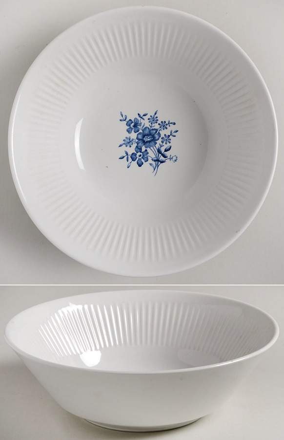 Scandia Blue 8" Round Vegetable Bowl by Johnson Brothers-1