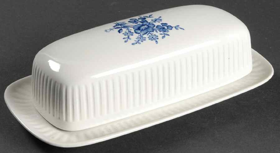 Scandia Blue 1/4 Lb Covered Butter by Johnson Brothers-1