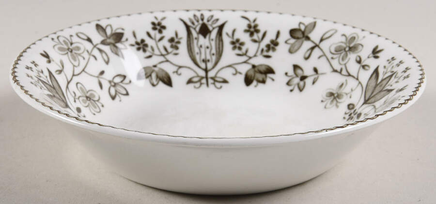 Sheldon Charcoal Fruit/Dessert (Sauce) Bowl by Johnson Brothers-1
