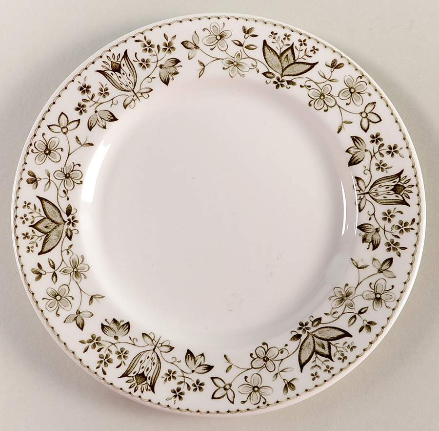 Sheldon Charcoal Bread & Butter Plate by Johnson Brothers-1