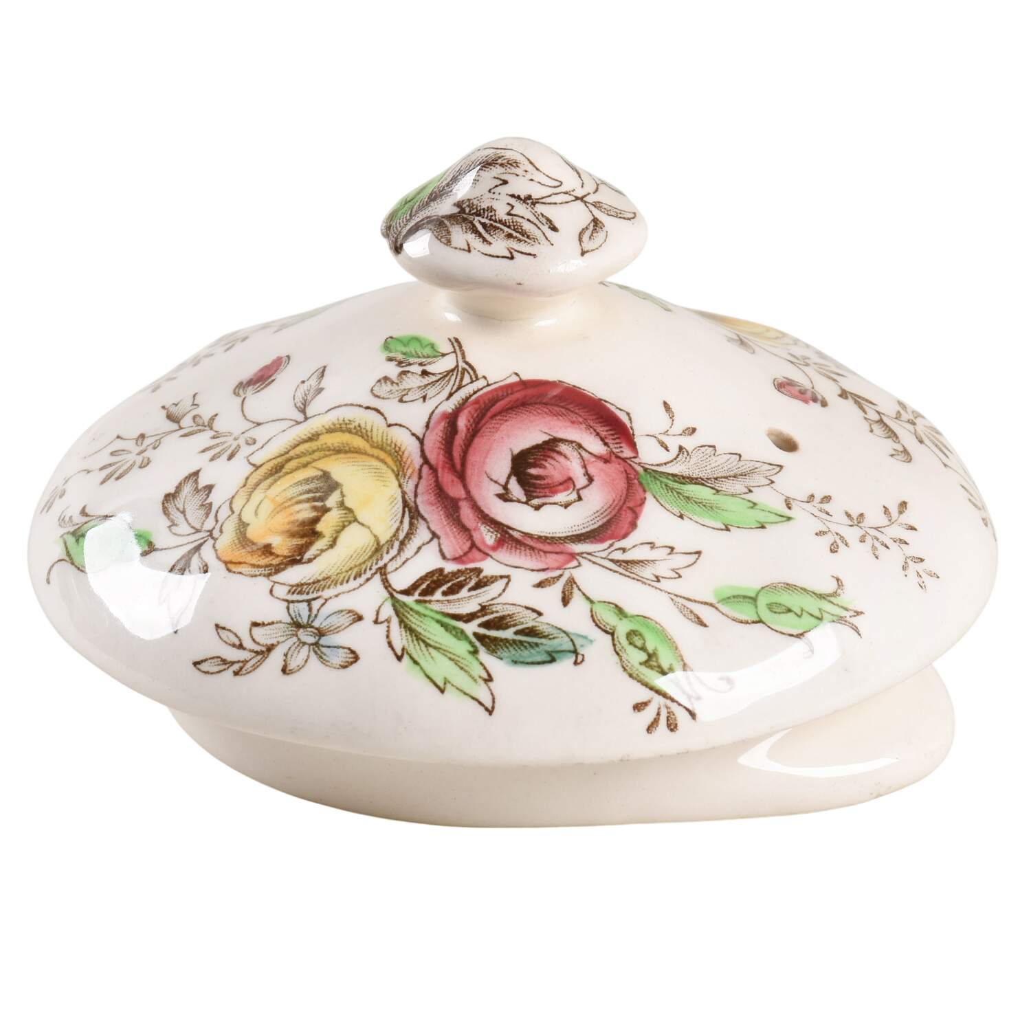 Sheraton (Floral Center) Lid for Teapot by Johnson Brothers-1
