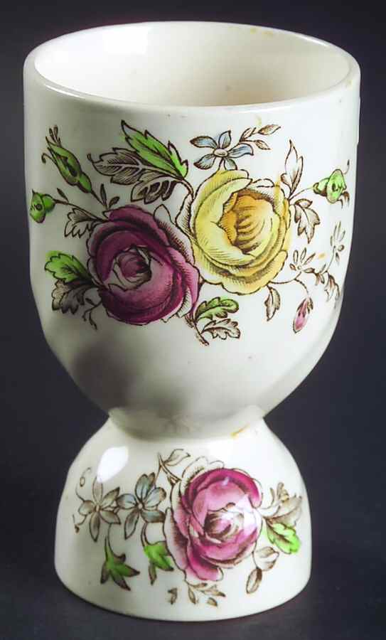 Sheraton (Floral Center) Double Egg Cup by Johnson Brothers-1