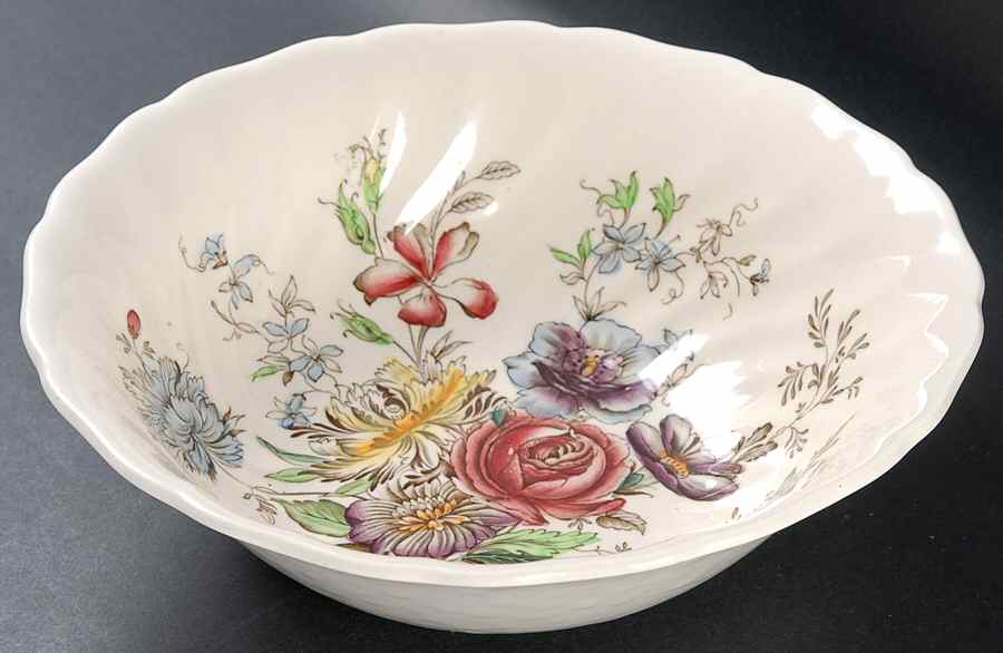 Sheraton (Floral Center) 9" Round Vegetable Bowl by Johnson Brothers-1