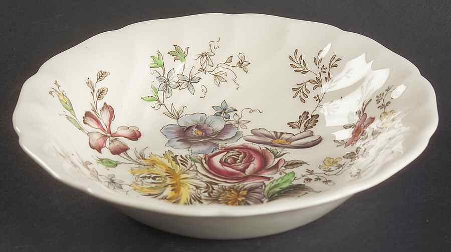 Sheraton (Floral Center) Coupe Soup Bowl by Johnson Brothers-1
