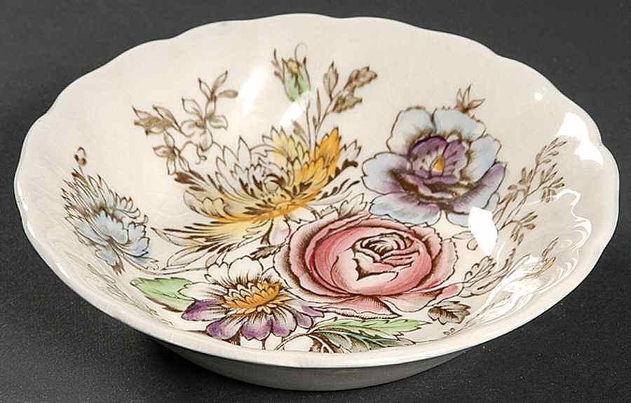 Sheraton (Floral Center) Fruit/Dessert (Sauce) Bowl by Johnson Brothers-1