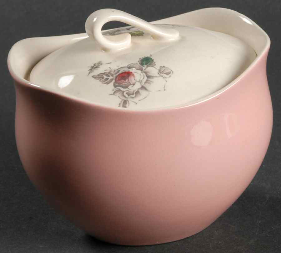 Shower of Roses Sugar Bowl & Lid by Johnson Brothers-1