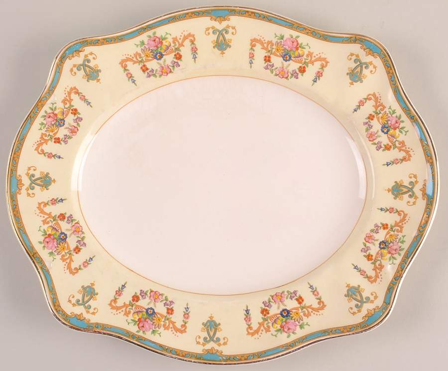 Sicily 10" Oval Serving Platter by Johnson Brothers-1