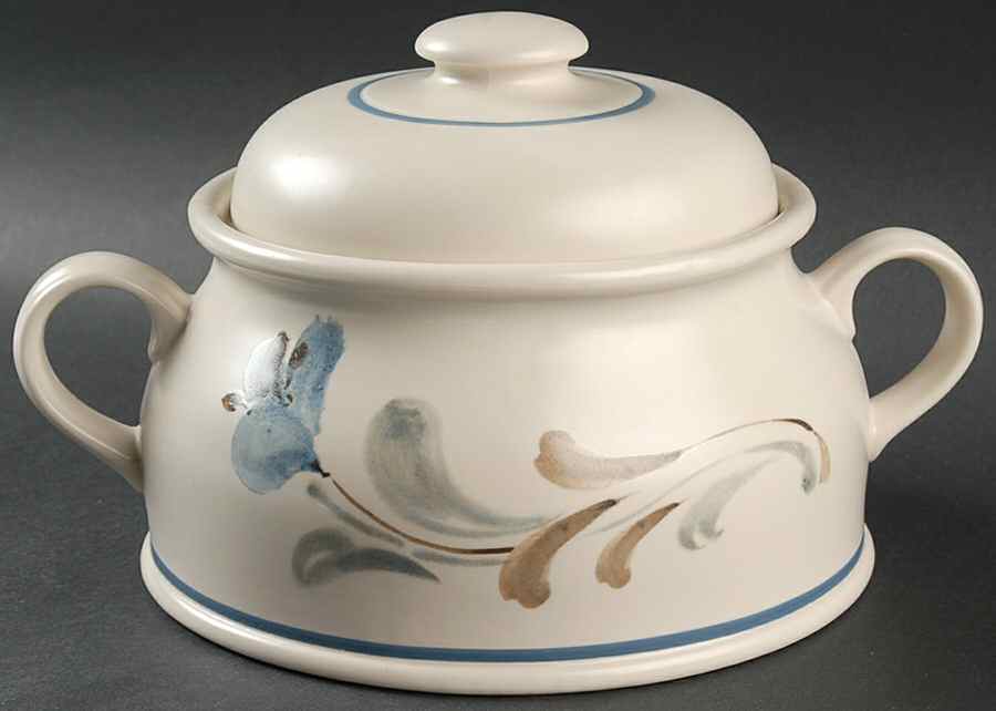 Sirocco Blue Round Covered Vegetable by Johnson Brothers-1