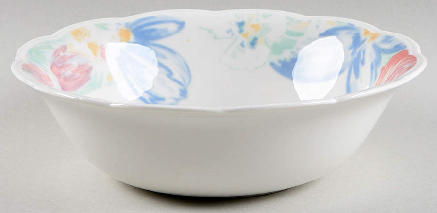 Spring Impressions 9" Round Vegetable Bowl by Johnson Brothers-1