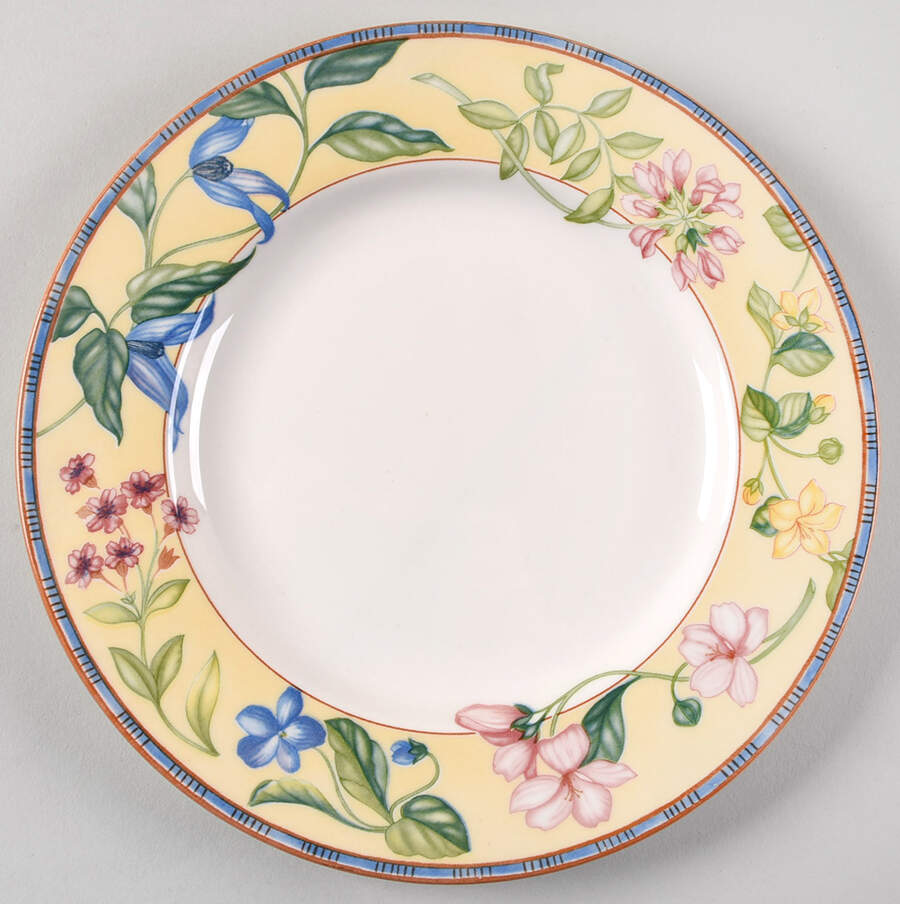 Spring Medley Luncheon Plate by Johnson Brothers-1