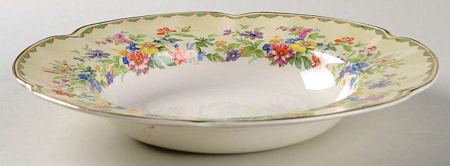 Springtime Large Rim Soup Bowl by Johnson Brothers-1