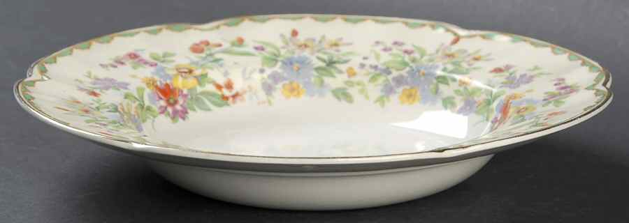 Springtime Rim Soup Bowl by Johnson Brothers-1