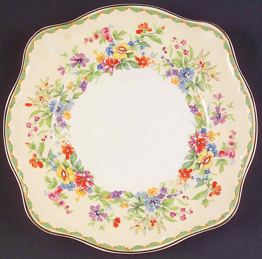 Springtime Square Salad Plate by Johnson Brothers-1