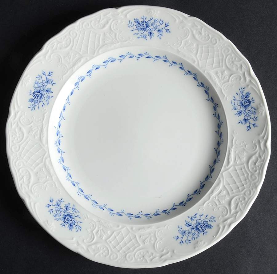 Springfield (Blue Flowers) Salad Plate by Johnson Brothers-1