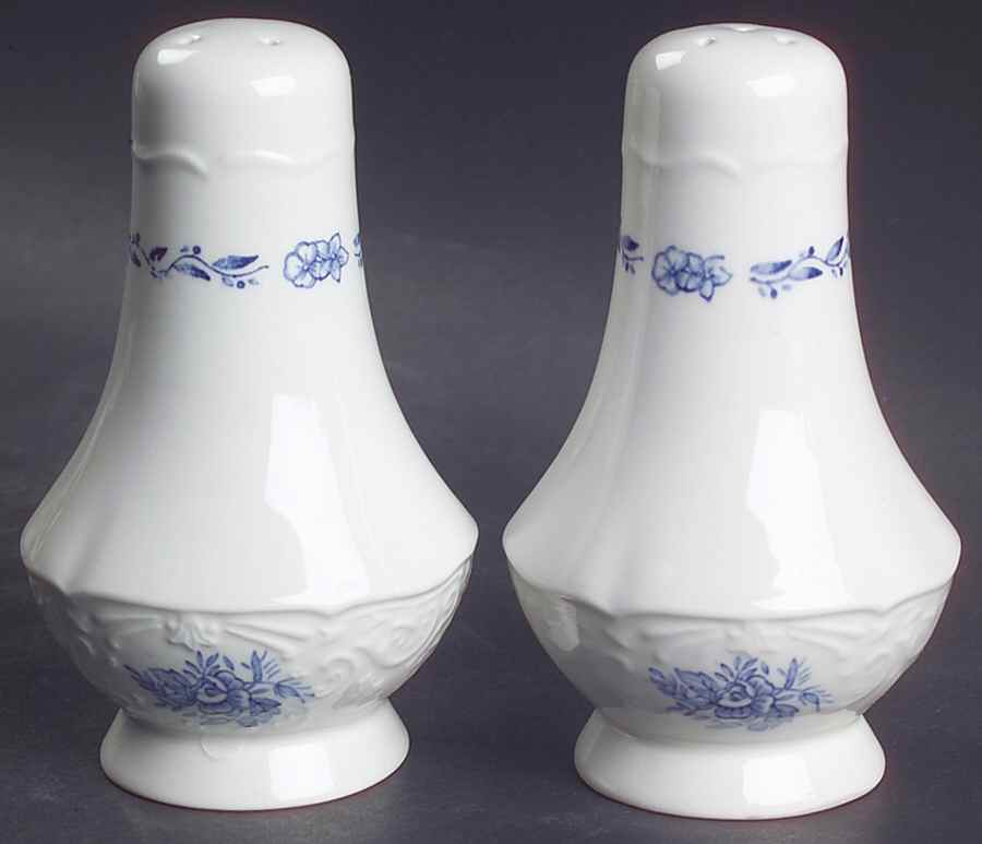 Springfield (Blue Flowers) Salt & Pepper Set by Johnson Brothers-1