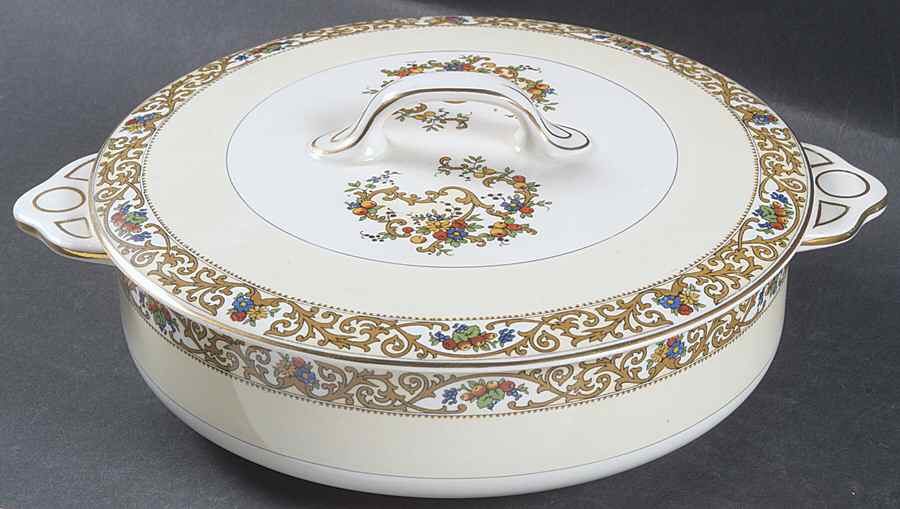 St. Cloud (Pareek) Round Covered Vegetable by Johnson Brothers-1