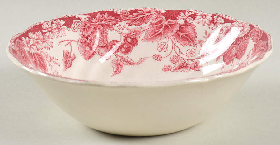 Strawberry Fair Pink Coupe Cereal Bowl by Johnson Brothers-1