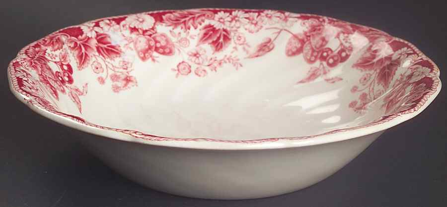 Strawberry Fair Pink Coupe Soup Bowl by Johnson Brothers-1