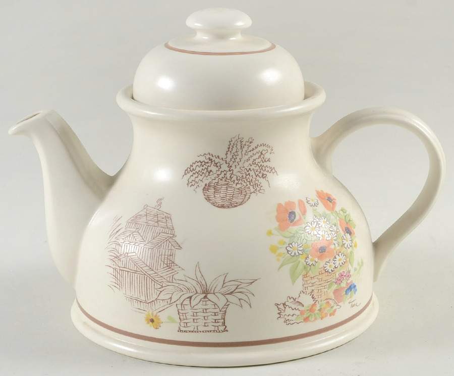 Strawmarket Teapot & Lid by Johnson Brothers-1