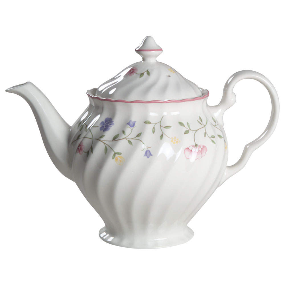 Summer Chintz (Made in England, Earthenware) Teapot & Lid by Johnson Brothers-1