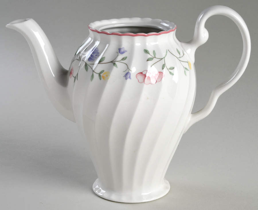 Summer Chintz (Made in England, Earthenware) Mini Coffee Pot No Lid by Johnson Brothers-1