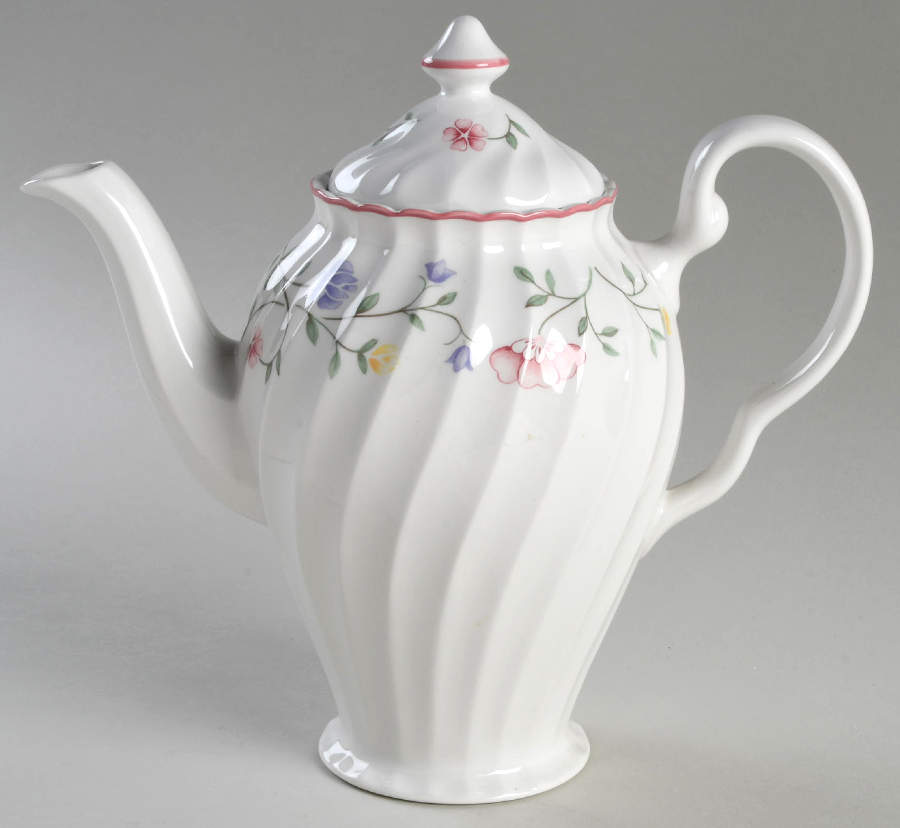 Summer Chintz (Made in England, Earthenware) Mini Coffee Pot & Lid by Johnson Brothers-1