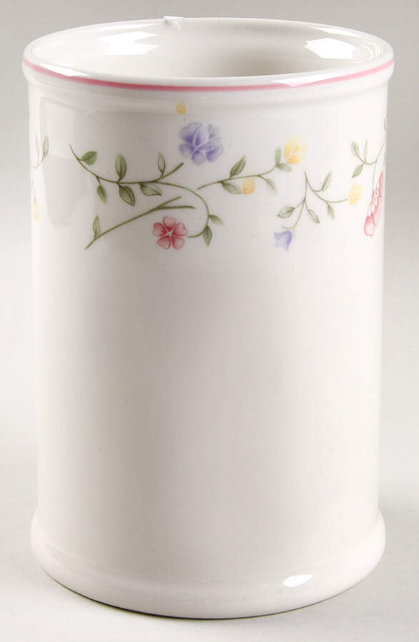 Summer Chintz (Made in England, Earthenware) Large Canister No Lid by Johnson Brothers-1