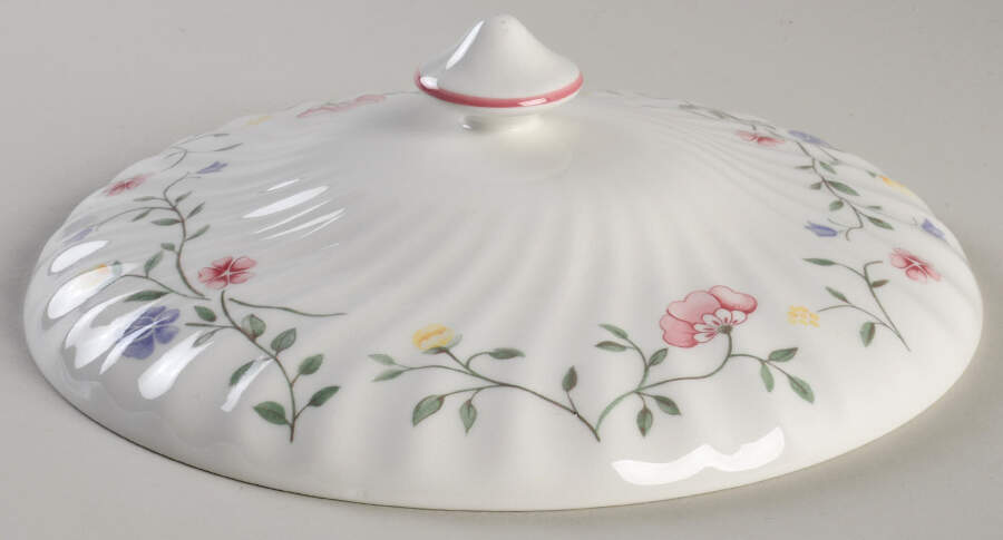Summer Chintz (Made in England, Earthenware) Lid for Round Vegetable by Johnson Brothers-1