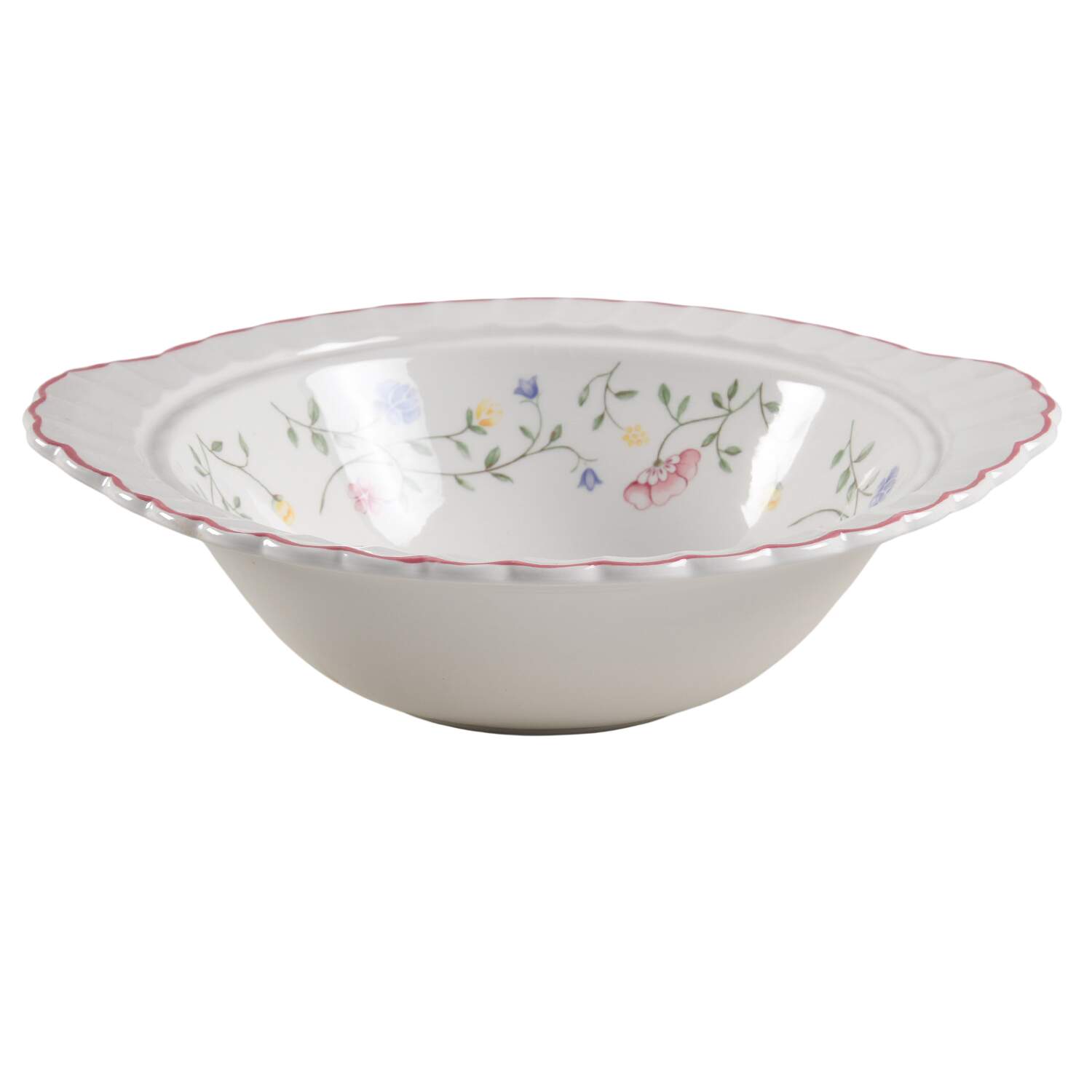 Summer Chintz (Made in England, Earthenware) Round Vegetable No Lid by Johnson Brothers-1