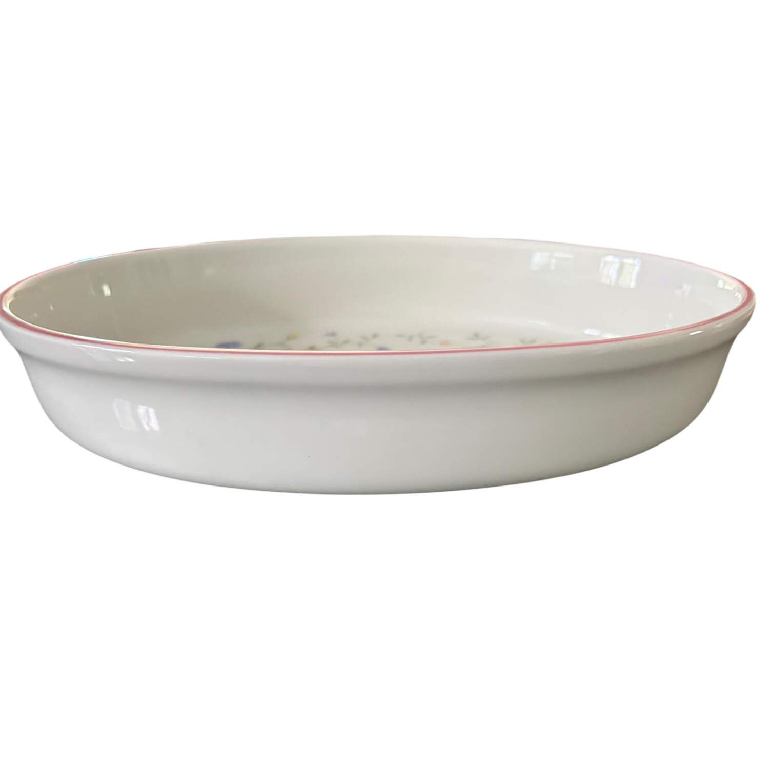 Summer Chintz (Made in England, Earthenware) 12" Oval Baker by Johnson Brothers-1