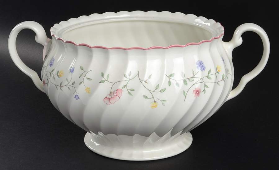 Summer Chintz (Made in England, Earthenware) Tureen No Lid by Johnson Brothers-1
