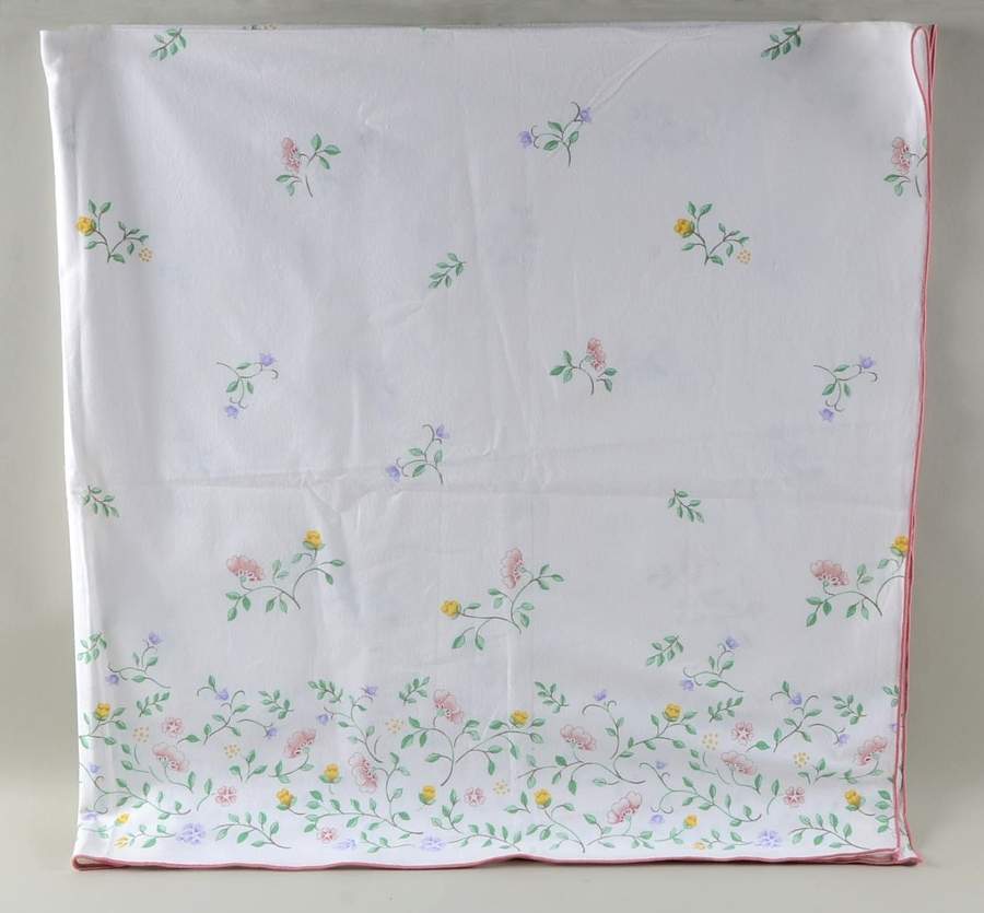 Summer Chintz (Made in England, Earthenware) 50" Square Tablecloth by Johnson Brothers-1