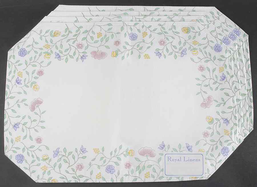 Summer Chintz (Made in England, Earthenware) Cloth Placemat - Set of 4 by Johnson Brothers-1