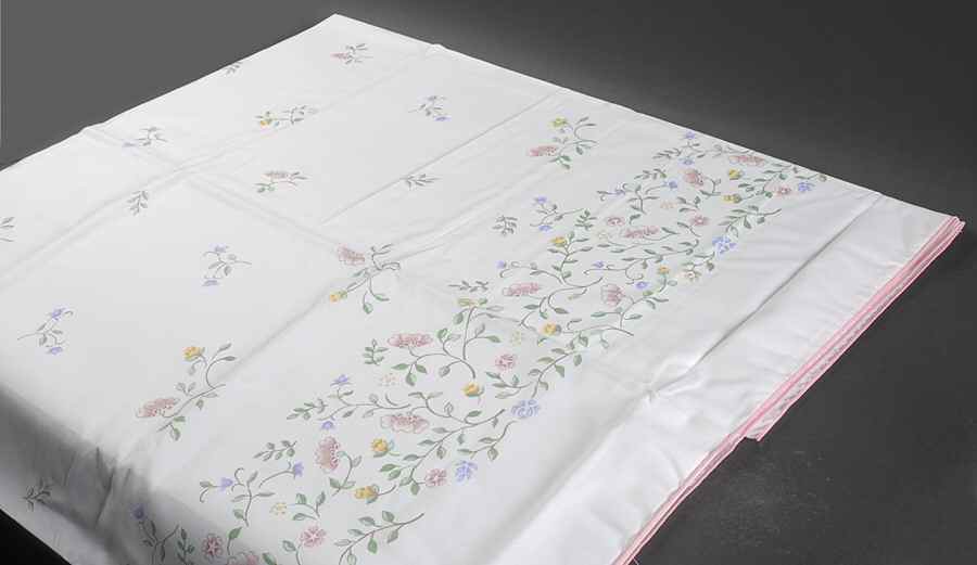 Summer Chintz (Made in England, Earthenware) 60" X 84" Oval Tablecloth by Johnson Brothers-1