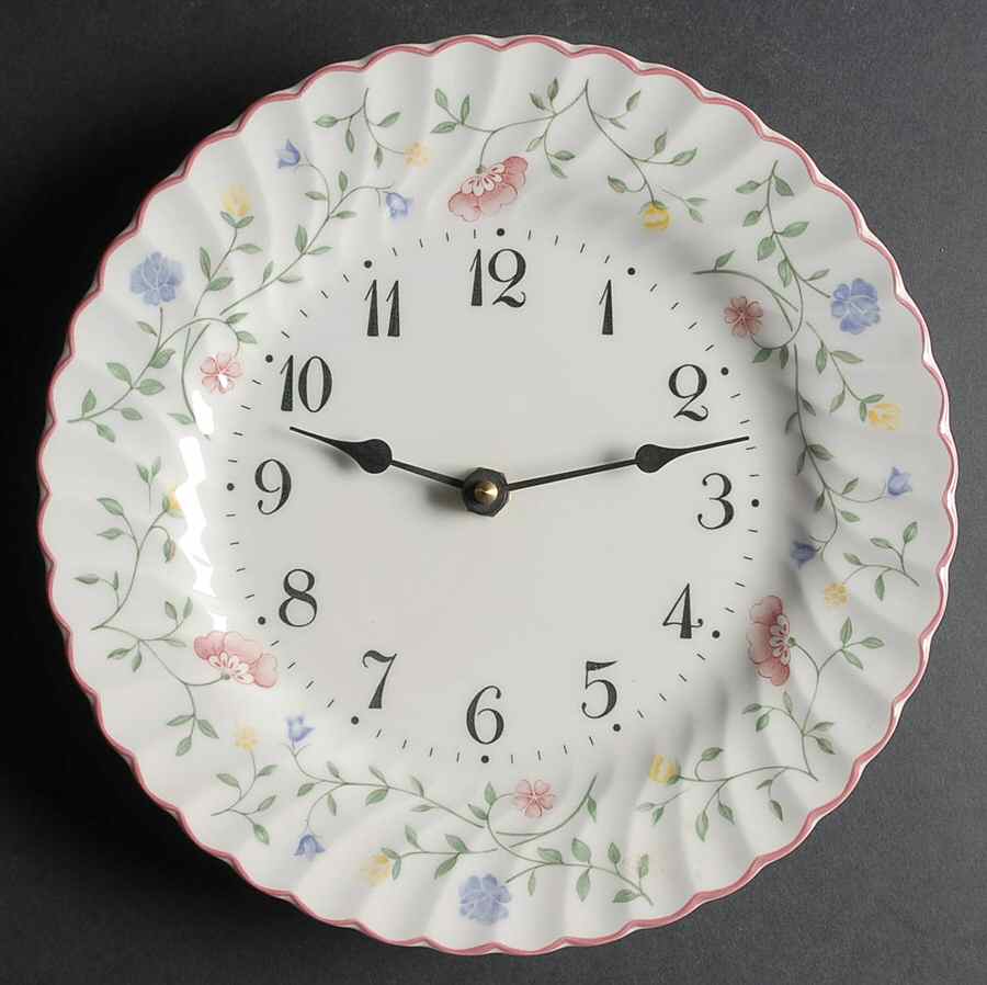 Summer Chintz (Made in England, Earthenware) Clock Plate by Johnson Brothers-1