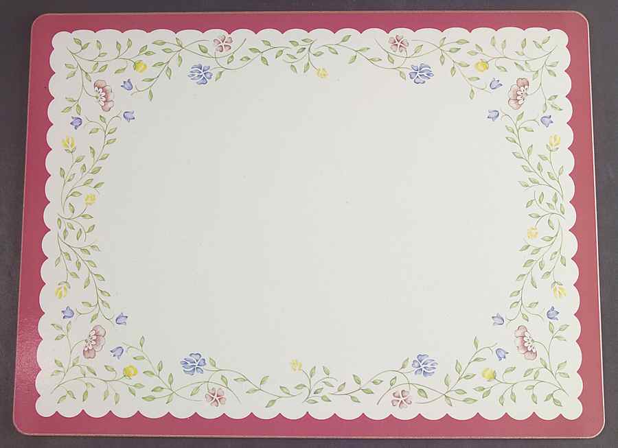 Summer Chintz (Made in England, Earthenware) Corkboard Placemat by Johnson Brothers-1