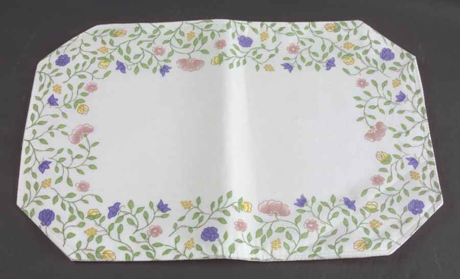 Summer Chintz (Made in England, Earthenware) Cloth Placemat by Johnson Brothers-1