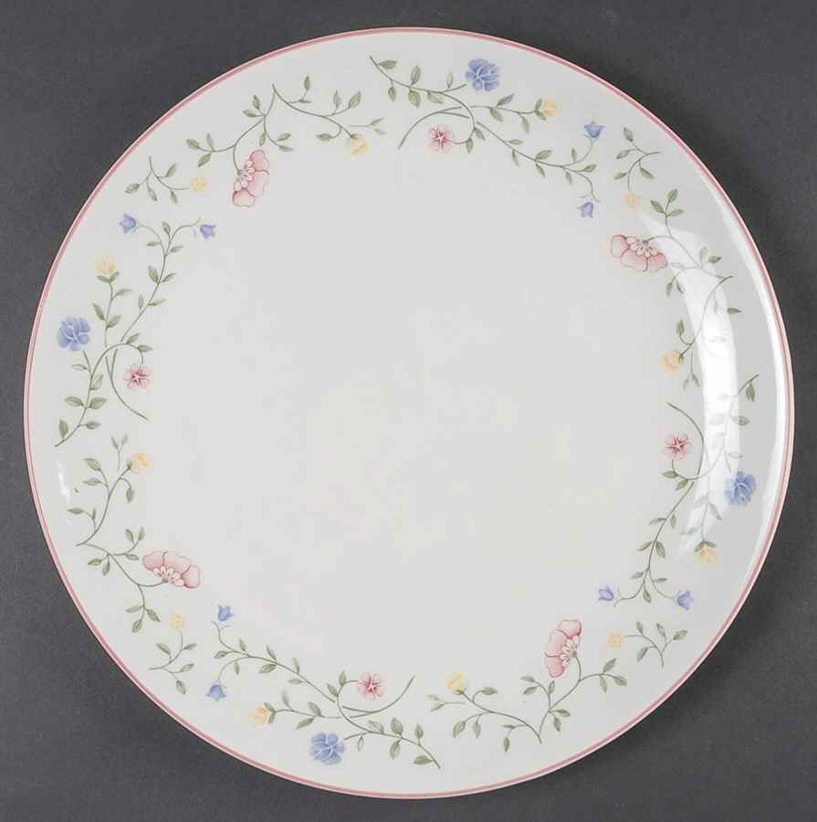 Summer Chintz (Made in England, Earthenware) Cake Plate by Johnson Brothers-1