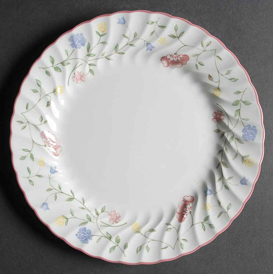 Summer Chintz (Made in England, Earthenware) Luncheon Plate by Johnson Brothers-1