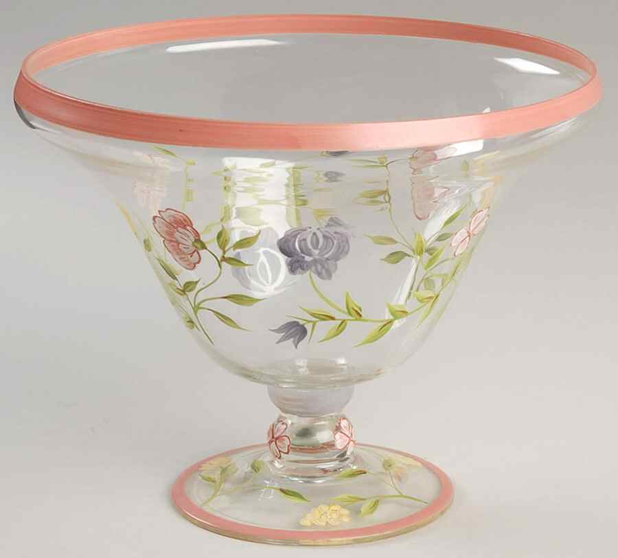 Summer Chintz (Made in England, Earthenware) Glassware Centerpiece by Johnson Brothers-1