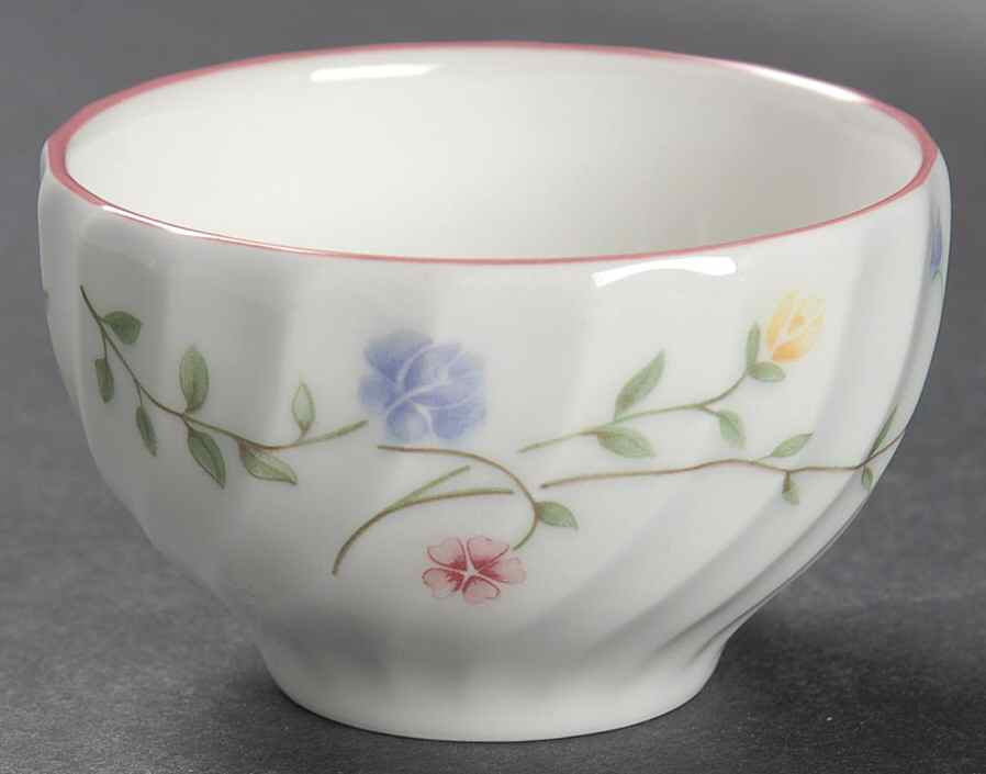 Summer Chintz (Made in England, Earthenware) Mini Open Sugar Bowl by Johnson Brothers-1