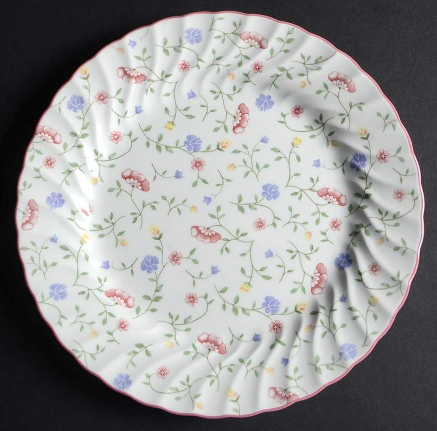 Summer Chintz (Made in England, Earthenware) Salad Plate by Johnson Brothers-1