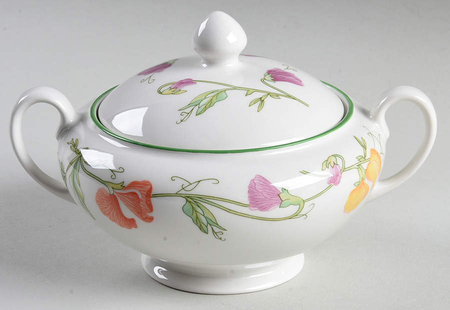 Summer Delight Sugar Bowl & Lid by Johnson Brothers-1