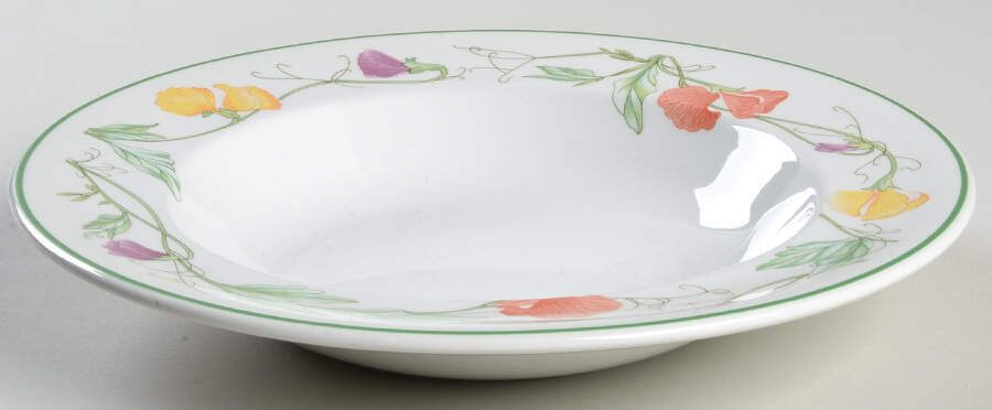 Summer Delight Rim Soup Bowl by Johnson Brothers-1