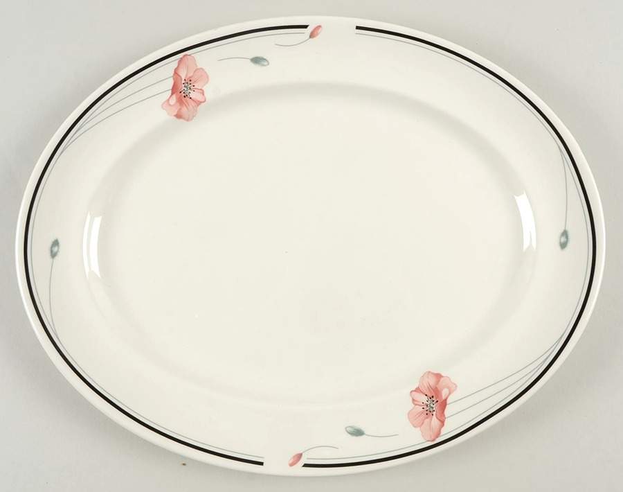 Summerfields 12" Oval Serving Platter by Johnson Brothers-1