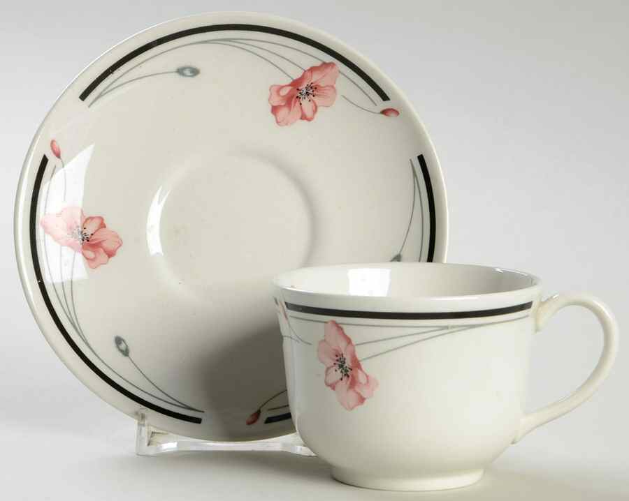 Summerfields Flat Demitasse Cup & Saucer Set by Johnson Brothers-1