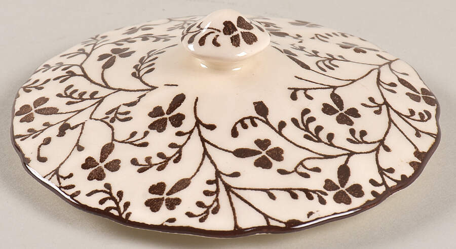 Susanna Brown Lid for Sugar Bowl by Johnson Brothers-1