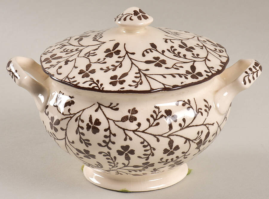 Susanna Brown Sugar Bowl & Lid by Johnson Brothers-1